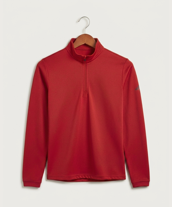 Wisconsin Hanger Test - Power Red Men's Ultimate365 Lightweight Quarter-Zip Pullover