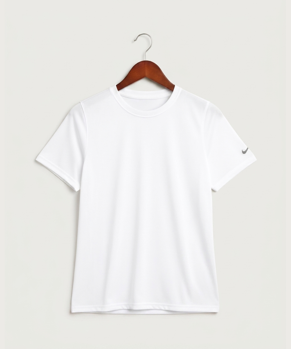 Wisconsin Hanger Test - White Nike Youth Swoosh Sleeve rLegend Tee NKDX8787