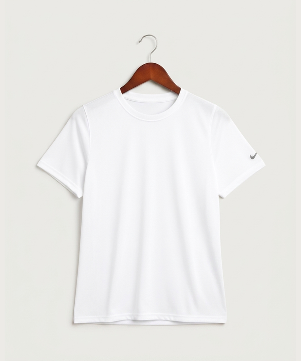 Wisconsin Hanger Test - White Nike Youth Swoosh Sleeve rLegend Tee NKDX8787