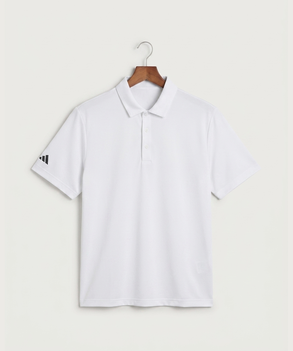 Wisconsin Hanger Test - White Polo - Left Chest
