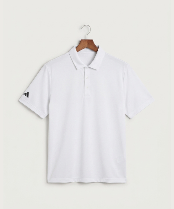 Wisconsin Hanger Test - White Polo - Left Chest