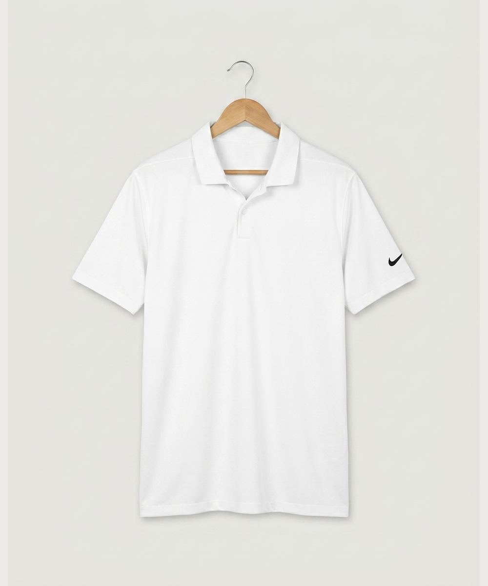 Wisconsin Hanger Test - White Polo - Left Chest