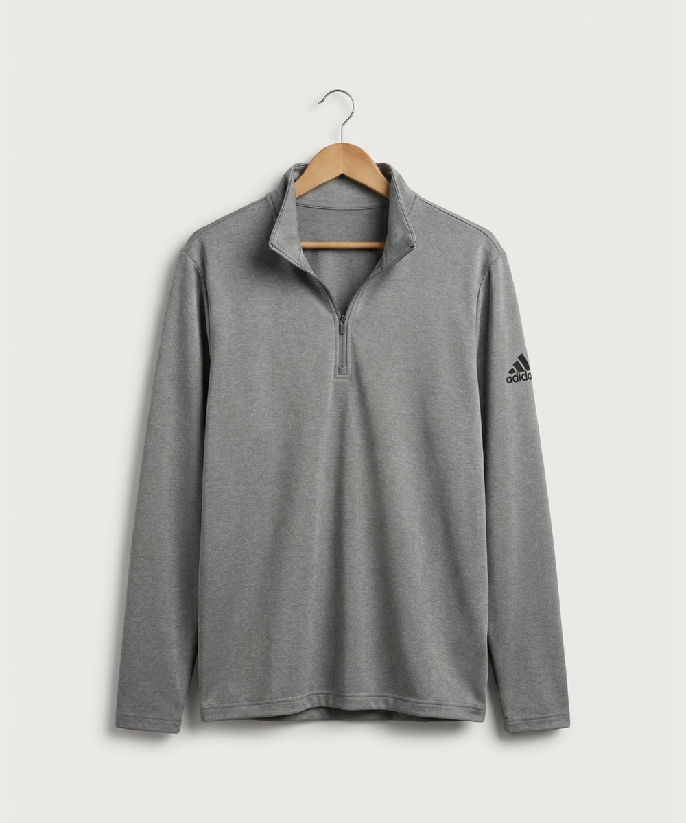 Wisconsin Hanger Test - Grey Three Men's Ultimate365 Lightweight Quarter-Zip Pullover