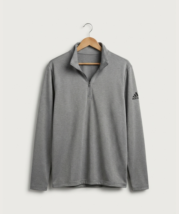 Wisconsin Hanger Test - Grey Three Men's Ultimate365 Lightweight Quarter-Zip Pullover