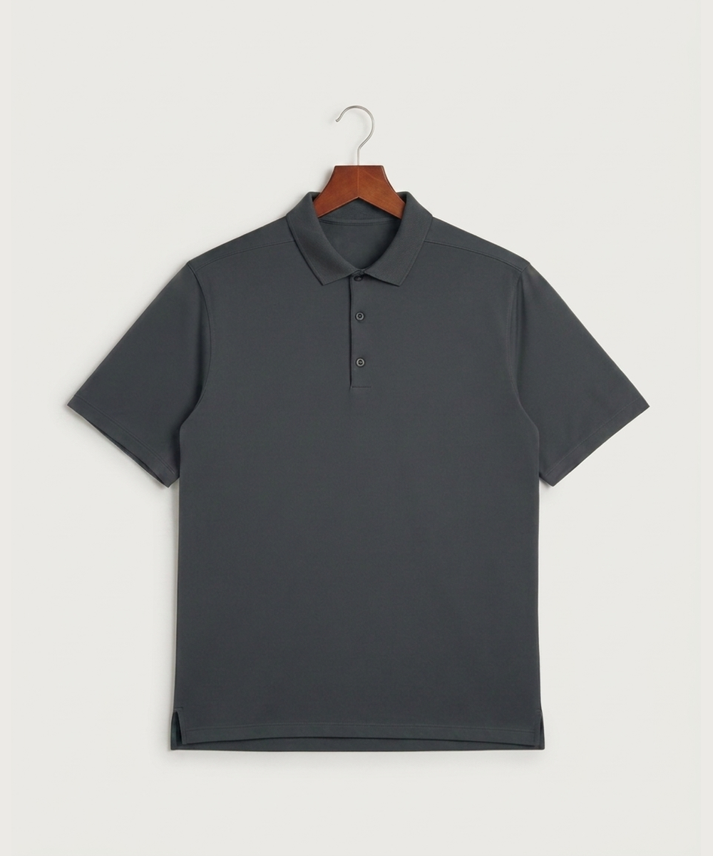 Wisconsin Hanger Test - Anthracite Polo - Left Chest