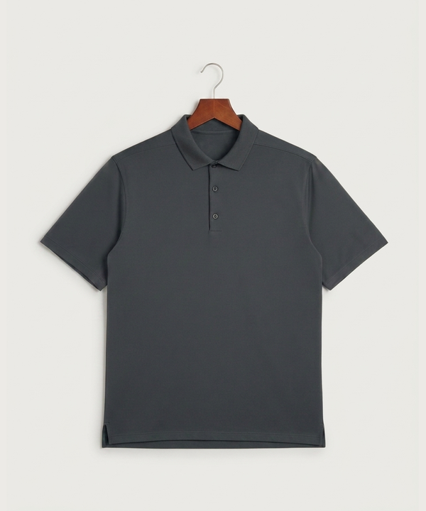 Wisconsin Hanger Test - Anthracite Polo - Left Chest