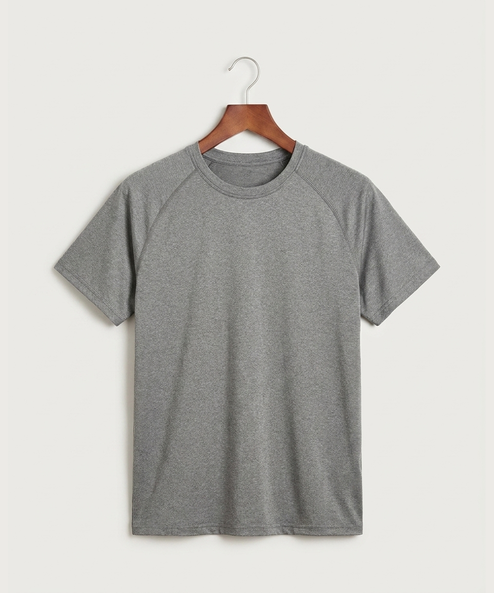 Wisconsin Hanger Test - Gray Tee - Left Chest