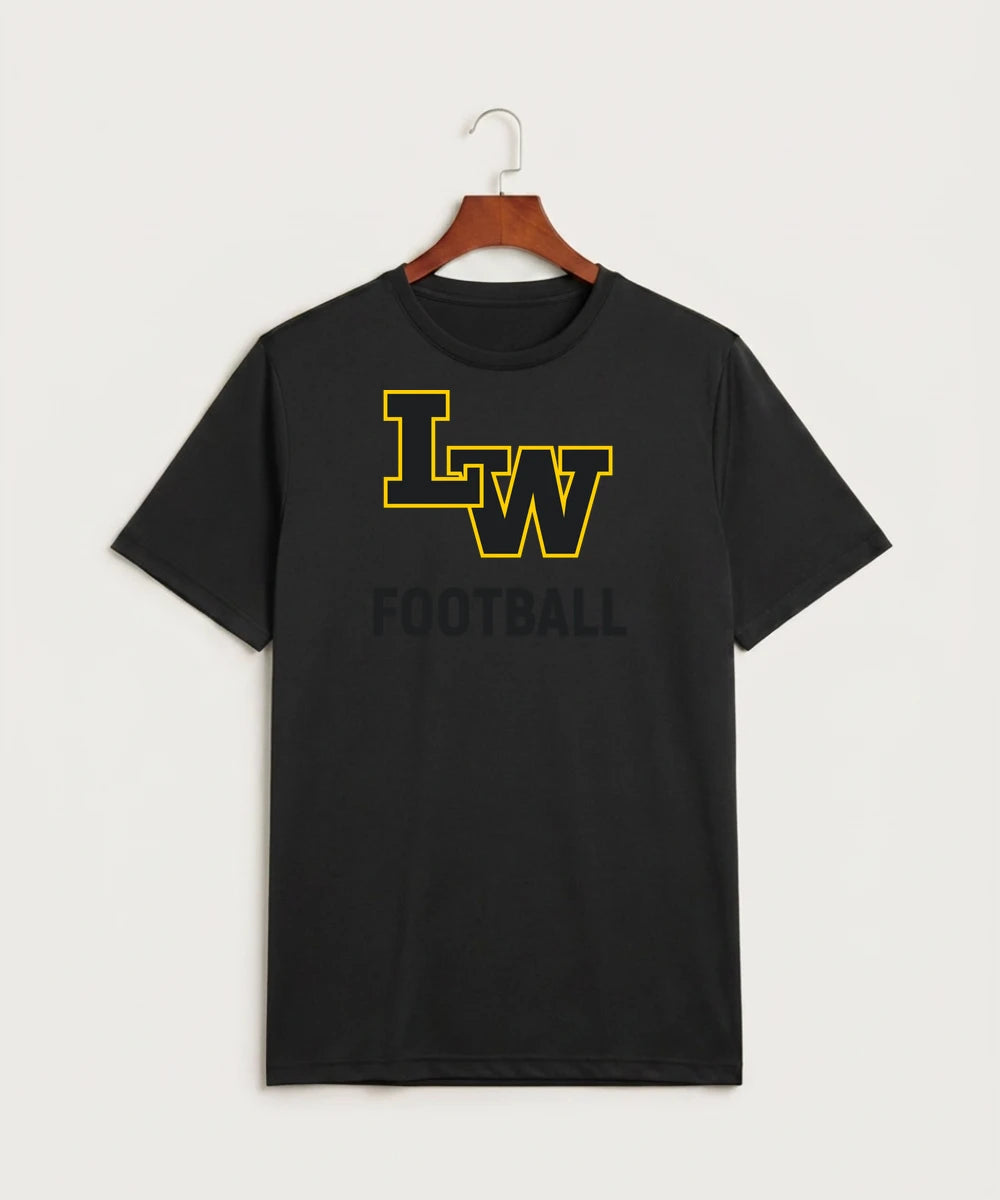 Le-Win Football - Black Sport-Tek PosiCharge Competitor Tee. ST350