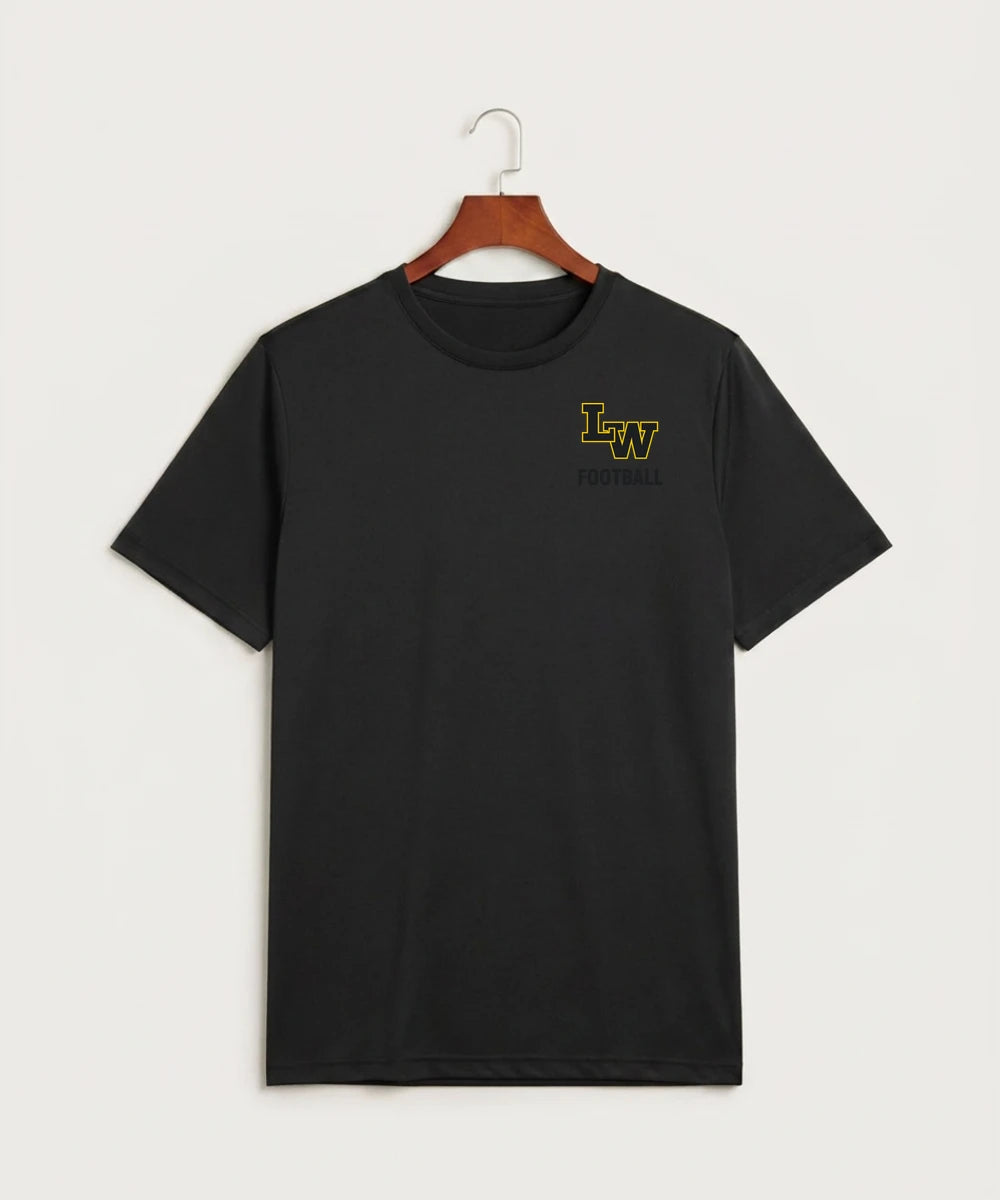 Le-Win Football - Black Sport-Tek PosiCharge Competitor Tee. ST350