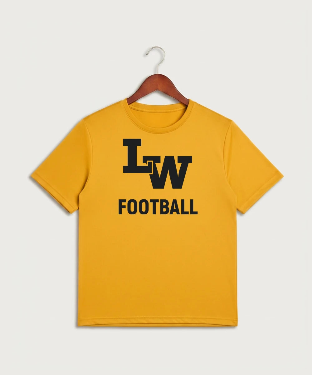 Le-Win Football - Gold Sport-Tek PosiCharge Competitor Tee. ST350