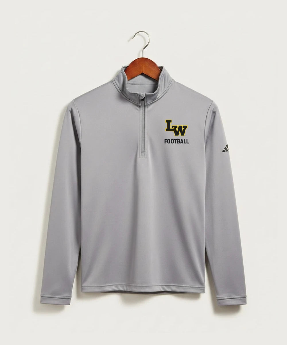 Le-Win Football - Grey Three Men's Ultimate365 Lightweight Quarter-Zip Pullover