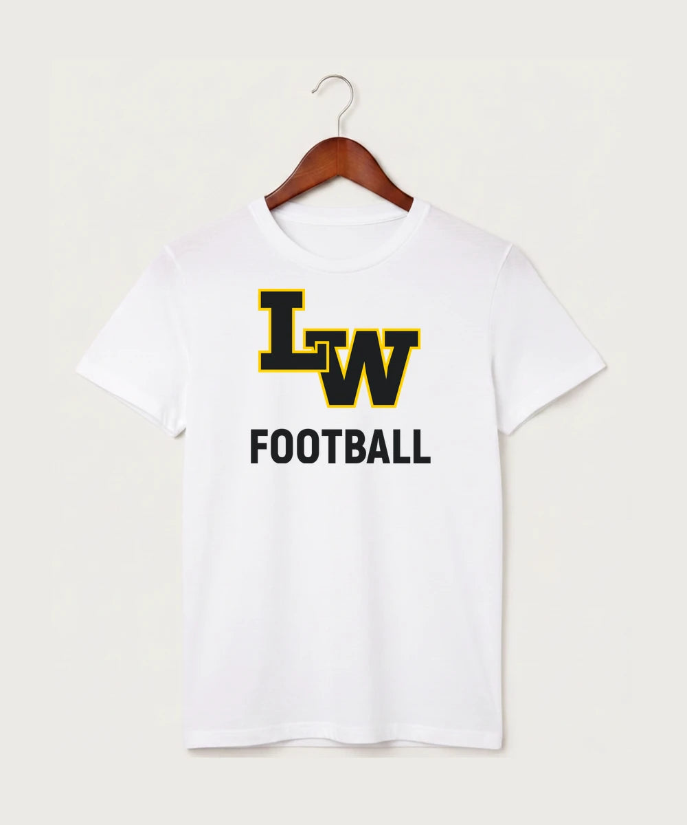 Le-Win Football - White T-Shirt - Full Front