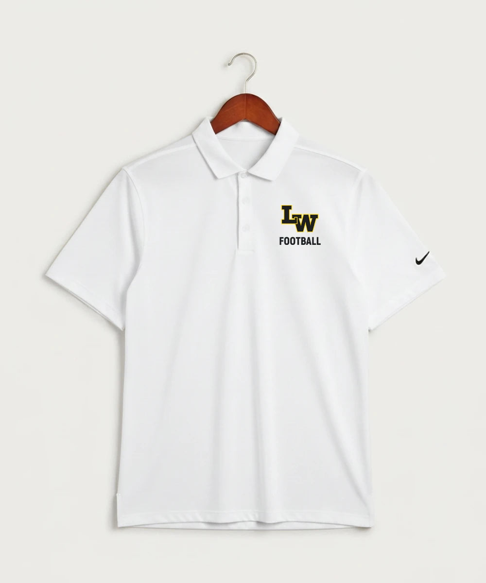 Le-Win Football - White Polo - Left Chest