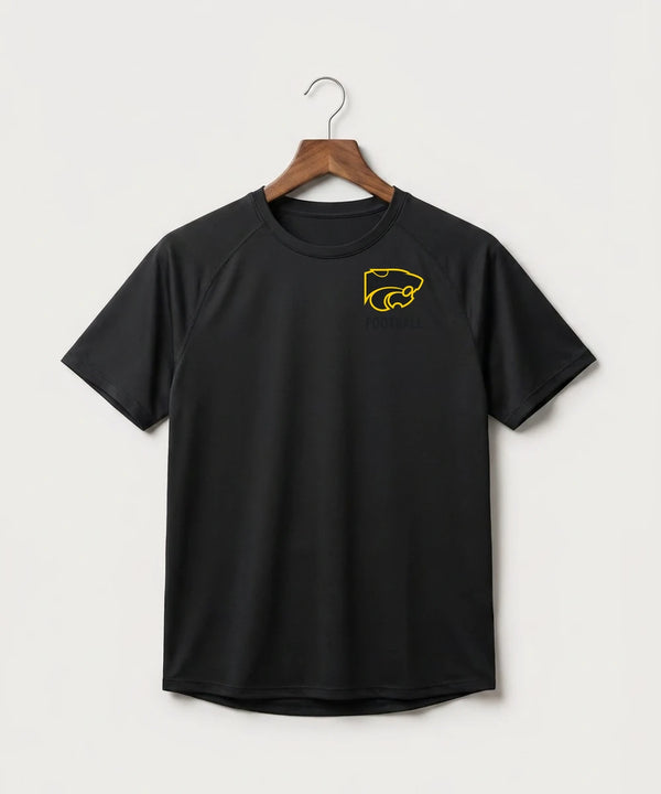 Le-Win Football - Black Tee - Left Chest