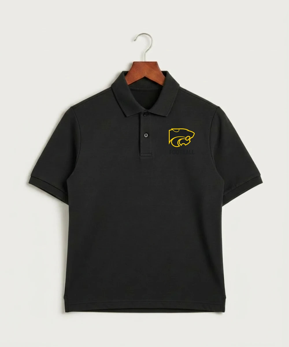 Le-Win Football - Black Polo - Left Chest