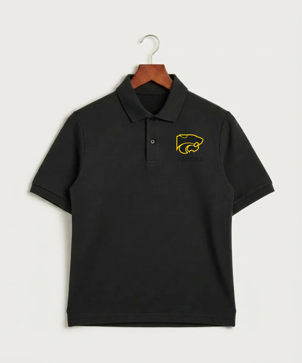 Le-Win Football - Black Polo - Left Chest