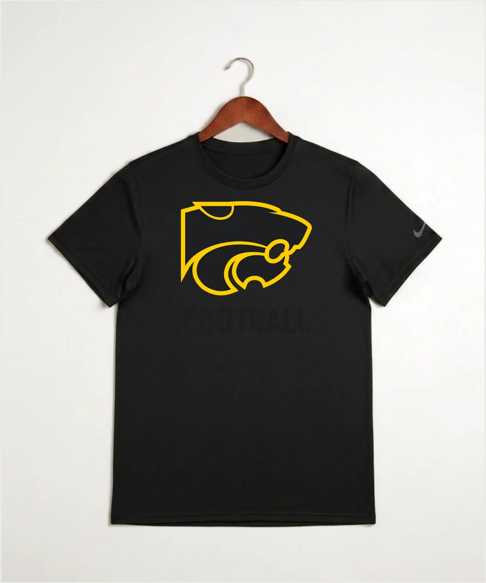 Le-Win Football - Black Nike Swoosh Sleeve rLegend Tee NKDX8730