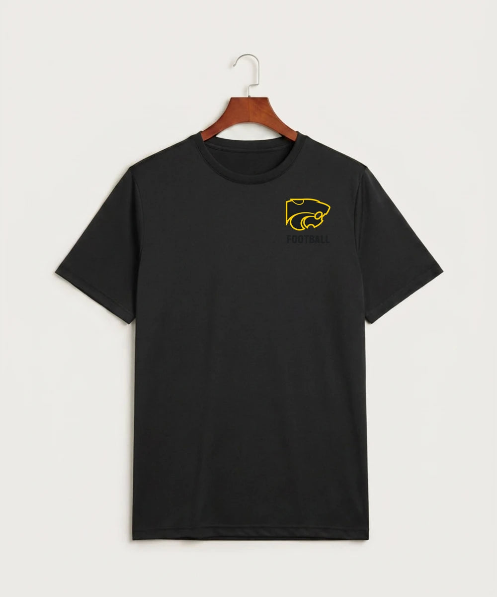 Le-Win Football - Black Sport-Tek PosiCharge Competitor Tee. ST350
