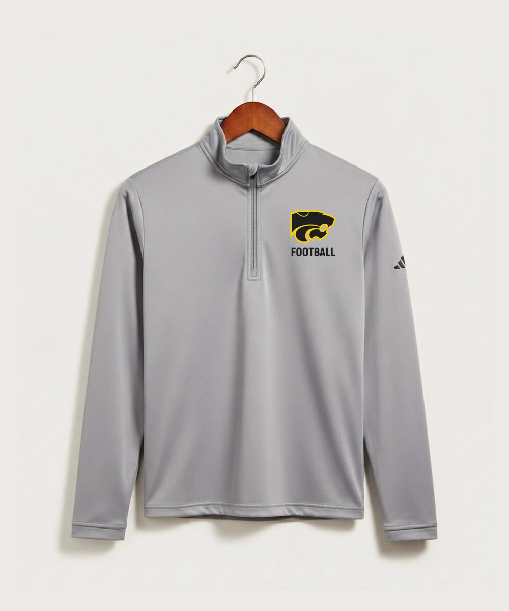 Le-Win Football - Grey Three Men's Ultimate365 Lightweight Quarter-Zip Pullover