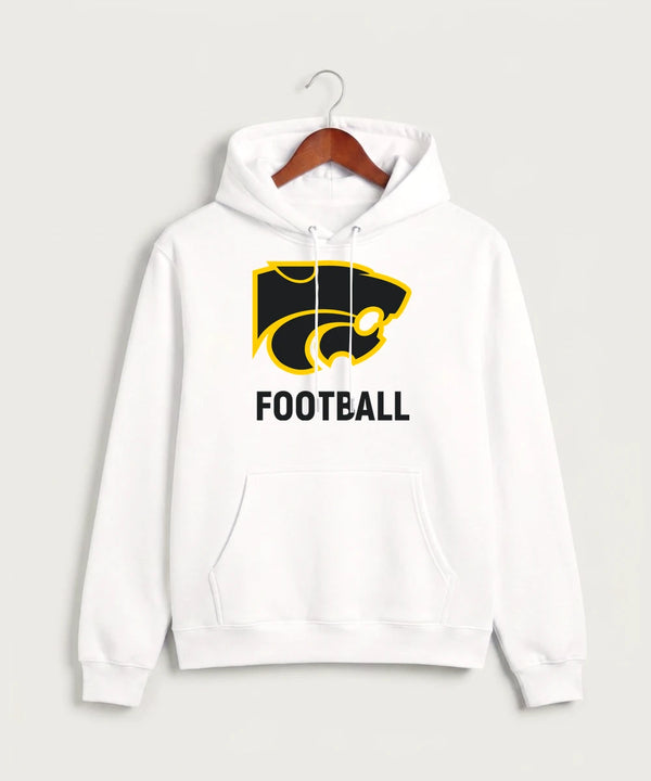 Le-Win Football - White Hoodie Value - Full Front
