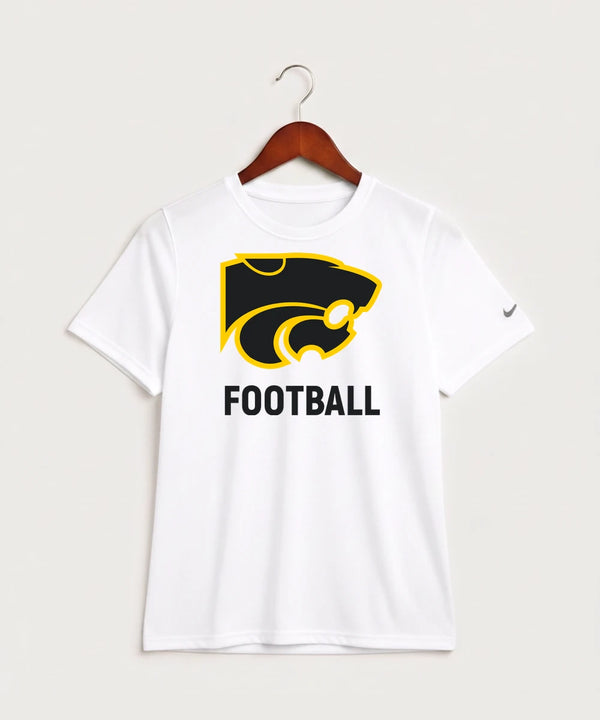 Le-Win Football - White Nike Youth Swoosh Sleeve rLegend Tee NKDX8787