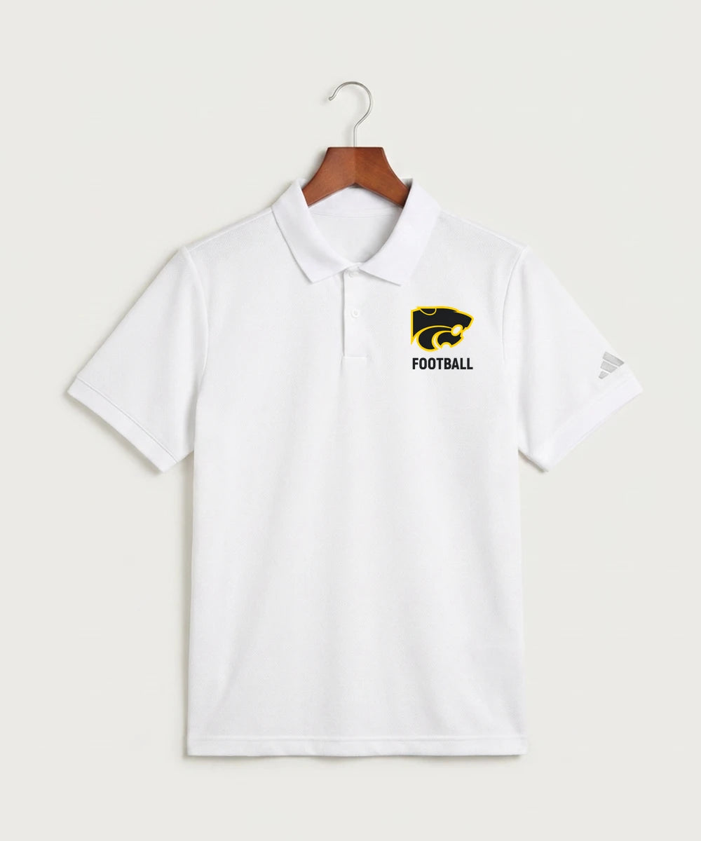 Le-Win Football - White Polo - Left Chest