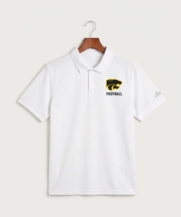 Le-Win Football - White Polo - Left Chest
