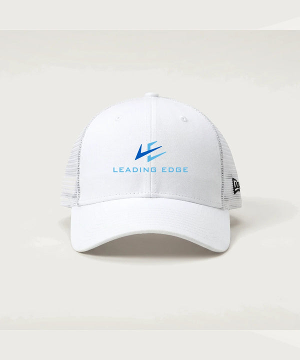 Leading Edge Team Store - Flag White/ White New Era - Stretch Mesh Cap. NE1020