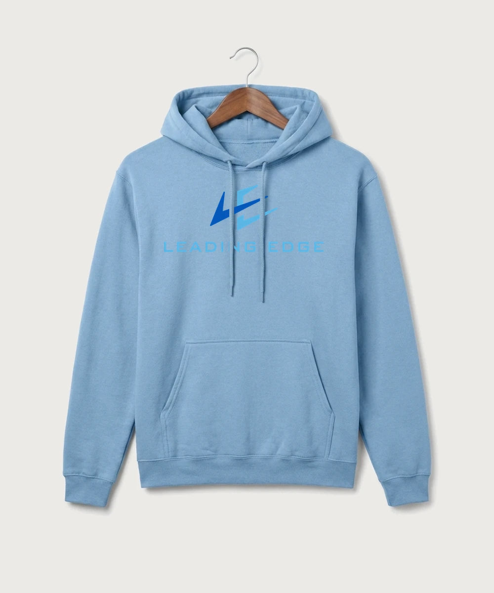 Leading Edge Team Store - Tundra Blue Port & Co Core Fleece Pullover Hooded Sweatshirt. PC78H