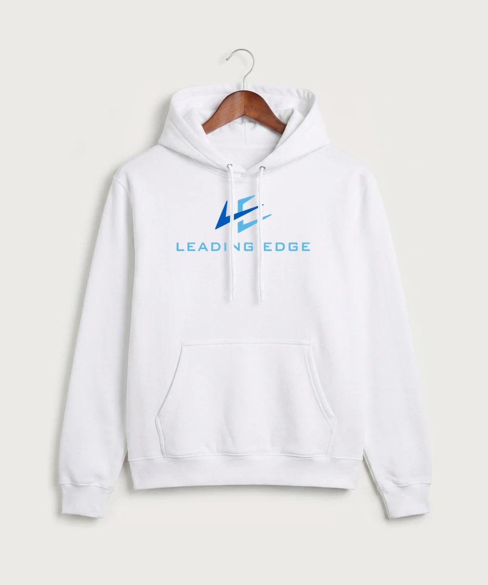 Leading Edge Team Store - White Port & Co Core Fleece Pullover Hooded Sweatshirt. PC78H