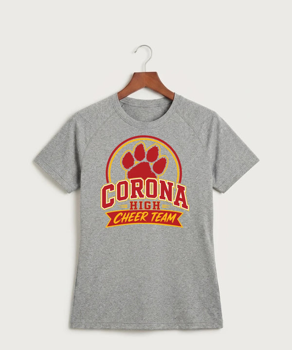 Corona Senior High School Cheer - Gray Tee