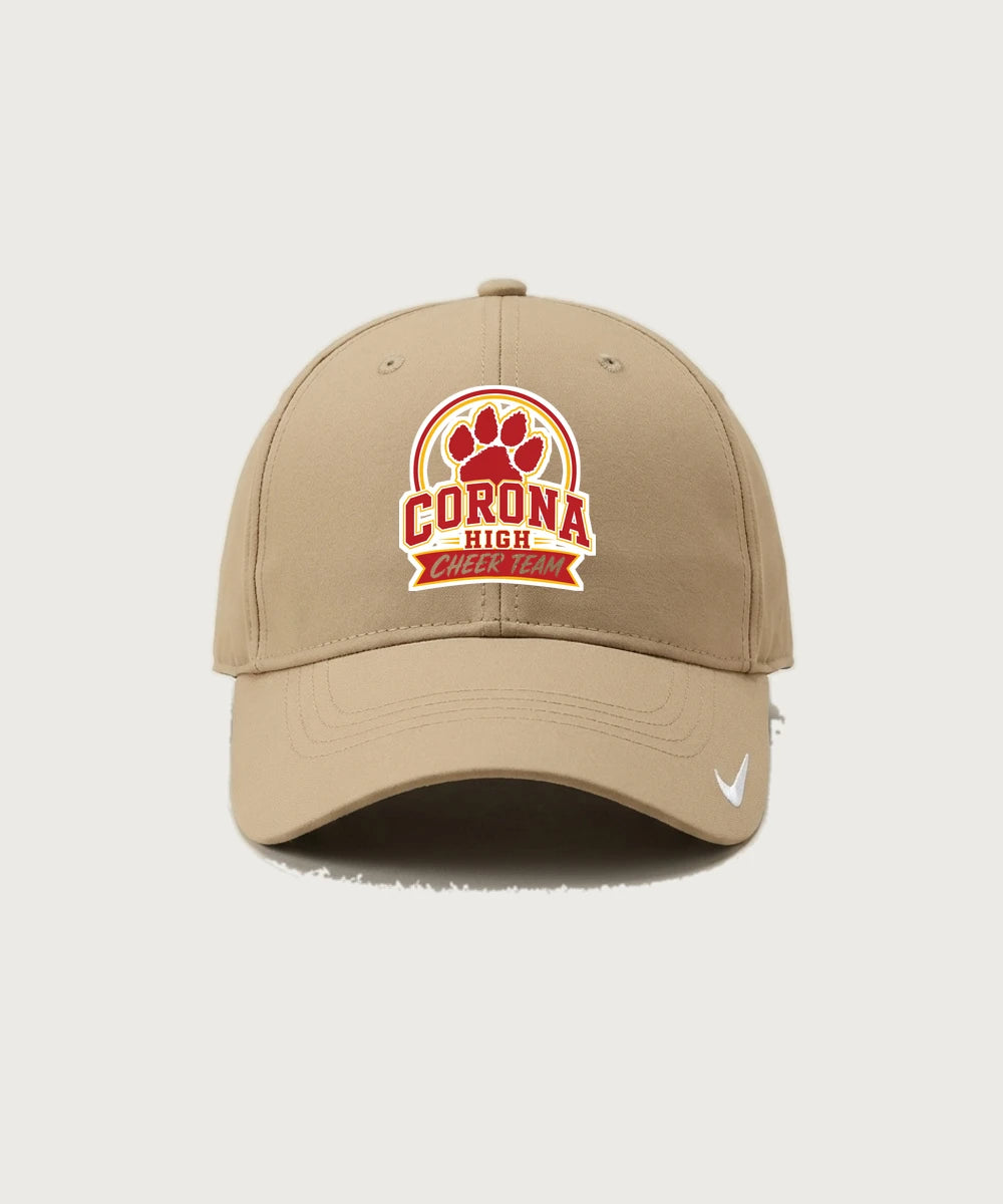 Corona Senior High School Cheer - Khaki Nike Dri-FIT Legacy Cap NKFB6447