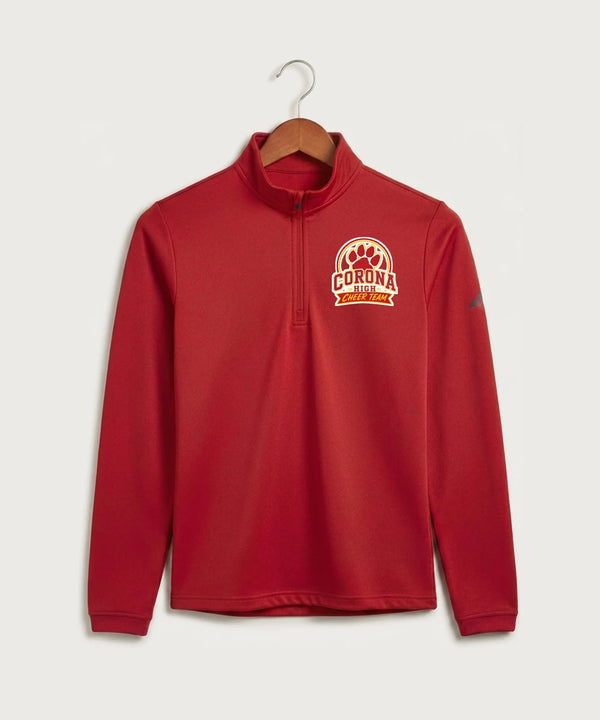 Corona Senior High School Cheer - Power Red Men's Ultimate365 Lightweight Quarter-Zip Pullover