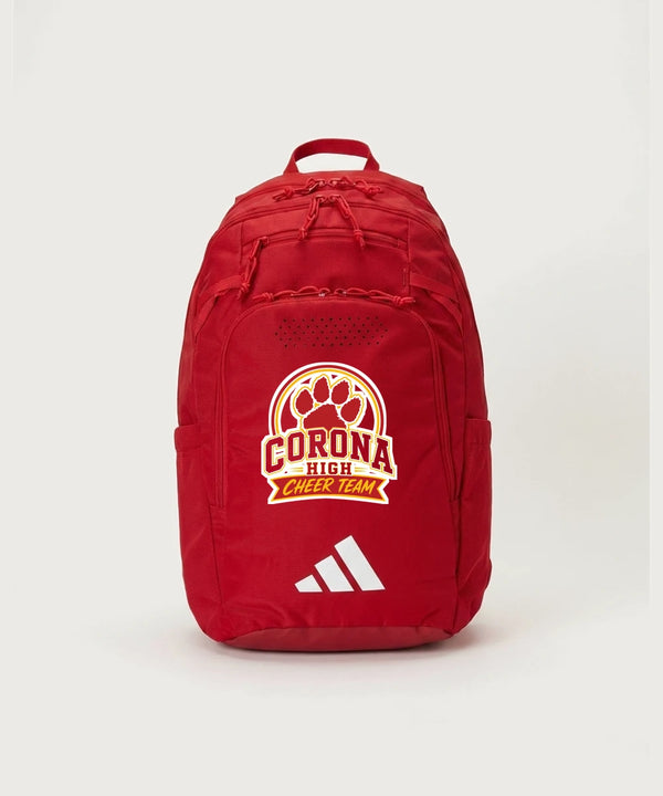 Corona Senior High School Cheer - Team Power Red/ White Defender 5 Backpack