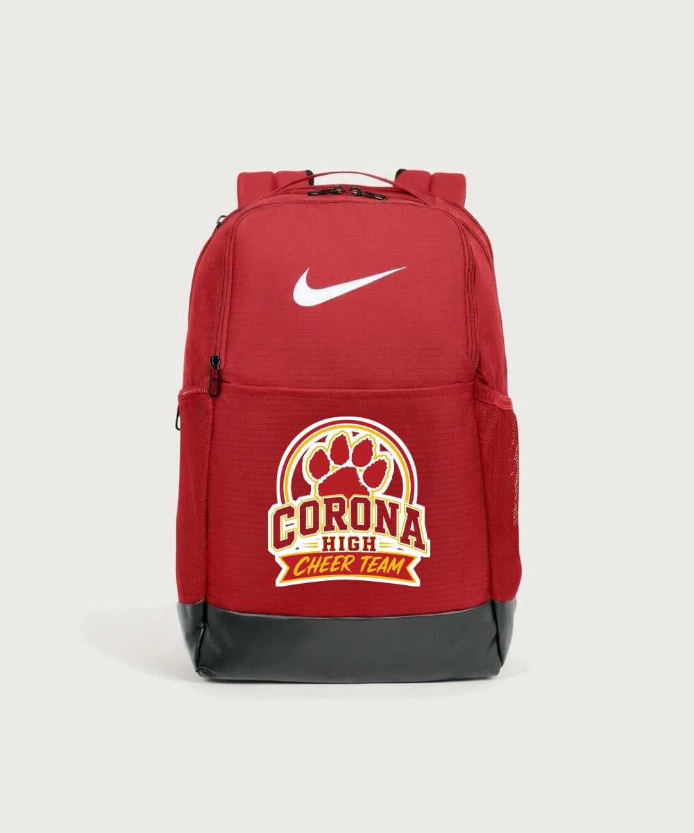 Corona Senior High School Cheer - University Red Nike Brasilia Medium Backpack NKDH7709