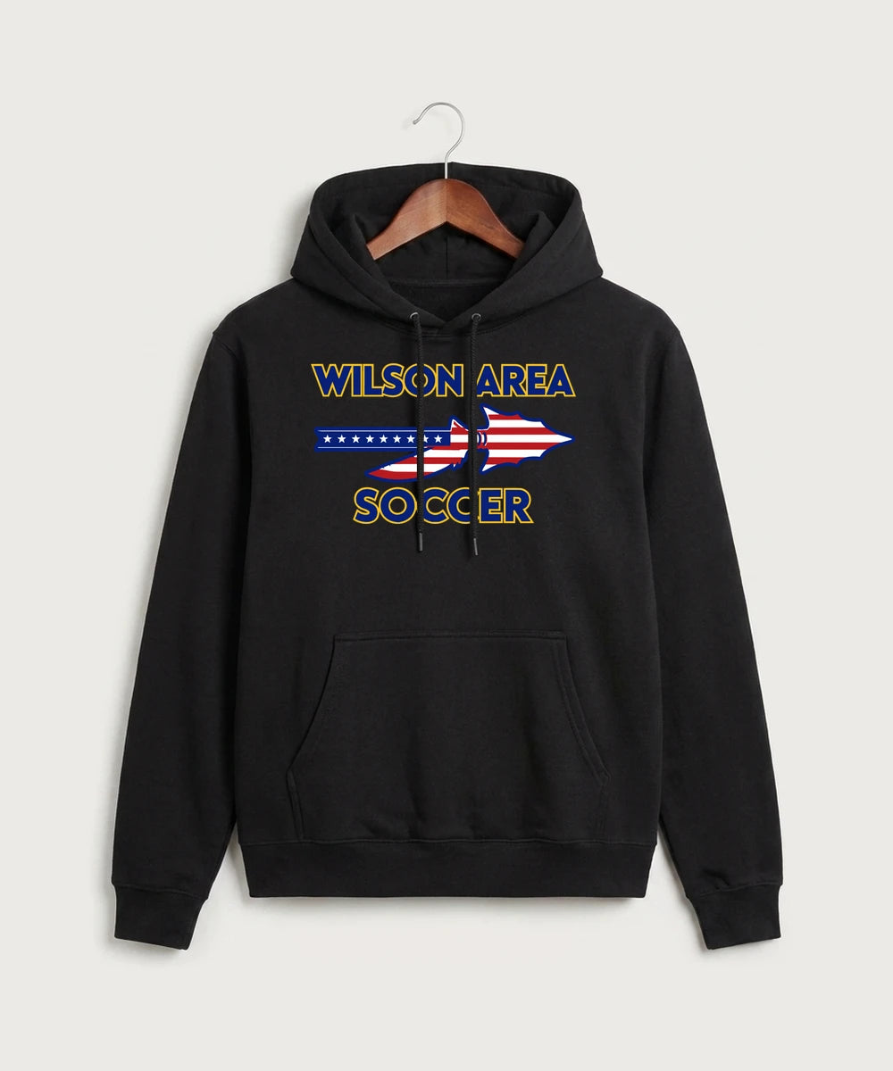 Wilson Area School Soccer Soccer - Black Hoodie Value