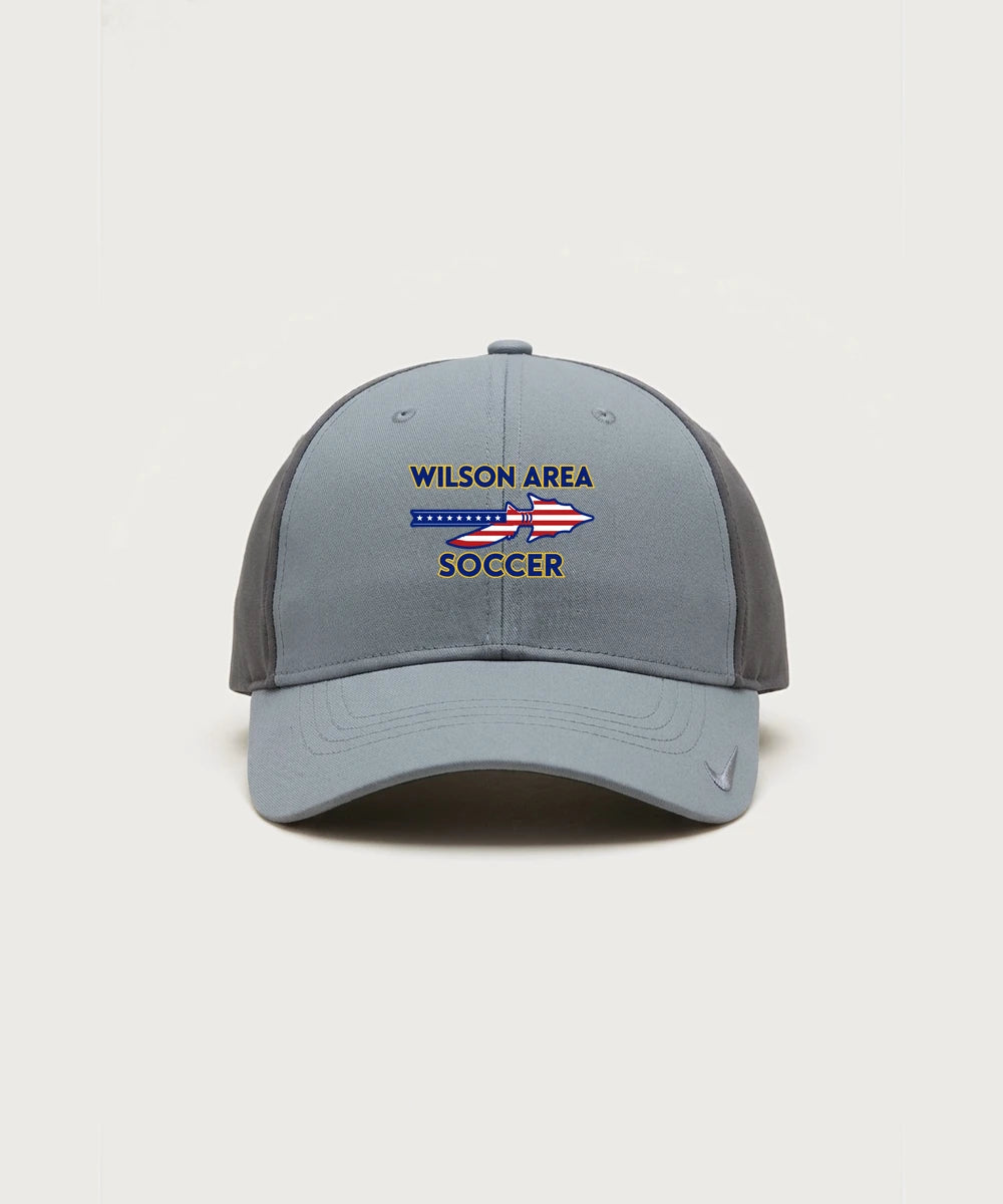 Wilson Area School Soccer Soccer - Cool Grey/ Dark Grey Nike Dri-FIT Legacy Cap NKFB6447