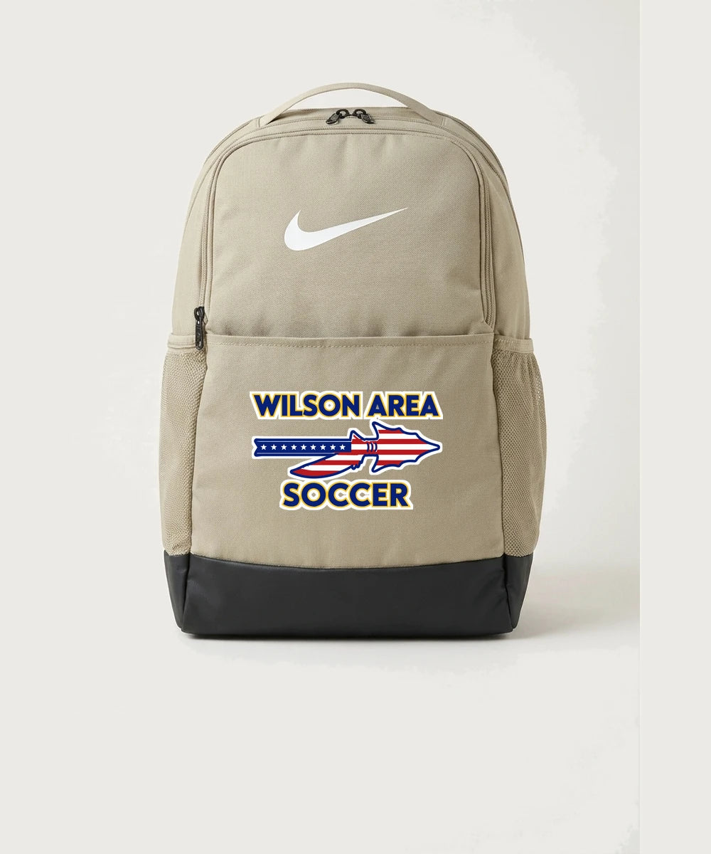 Wilson Area School Soccer Soccer - Desert Khaki Nike Brasilia Medium Backpack NKDH7709
