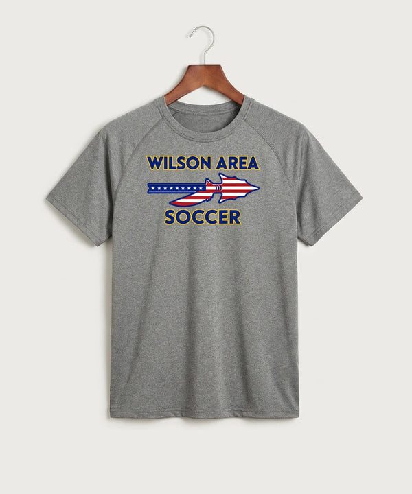 Wilson Area School Soccer Soccer - Gray Tee