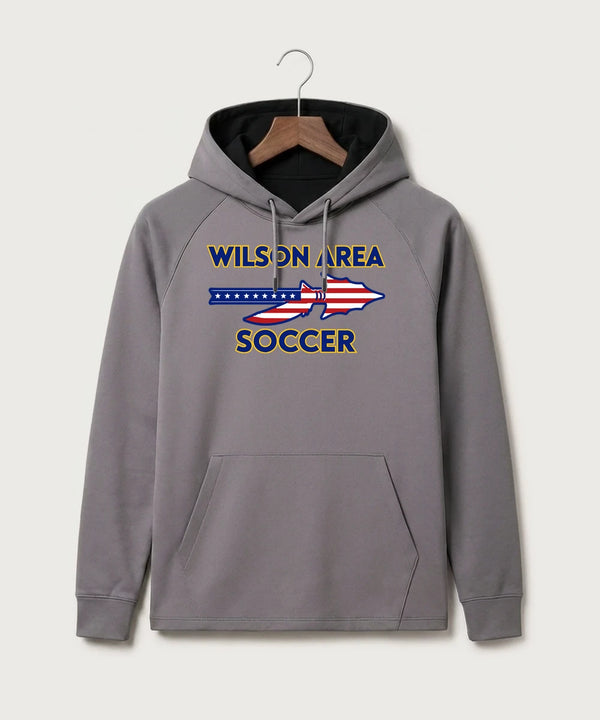 Wilson Area School Soccer Soccer - Gray Hoodie