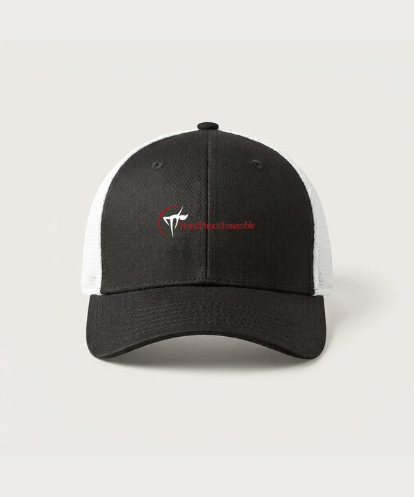Point Dance Ensemble Dance - Black/ White New Era - Stretch Mesh Cap. NE1020