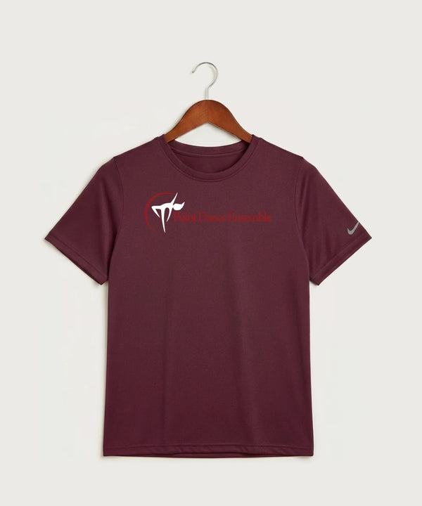 Point Dance Ensemble Dance - Deep Maroon Nike Youth Swoosh Sleeve rLegend Tee NKDX8787