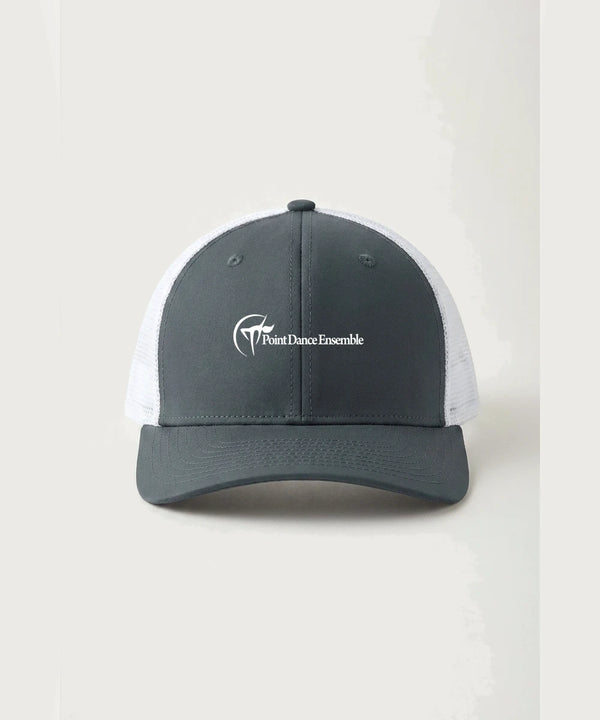 Point Dance Ensemble Dance - Iron Grey/ White Sport-Tek Club Trucker Cap STC46