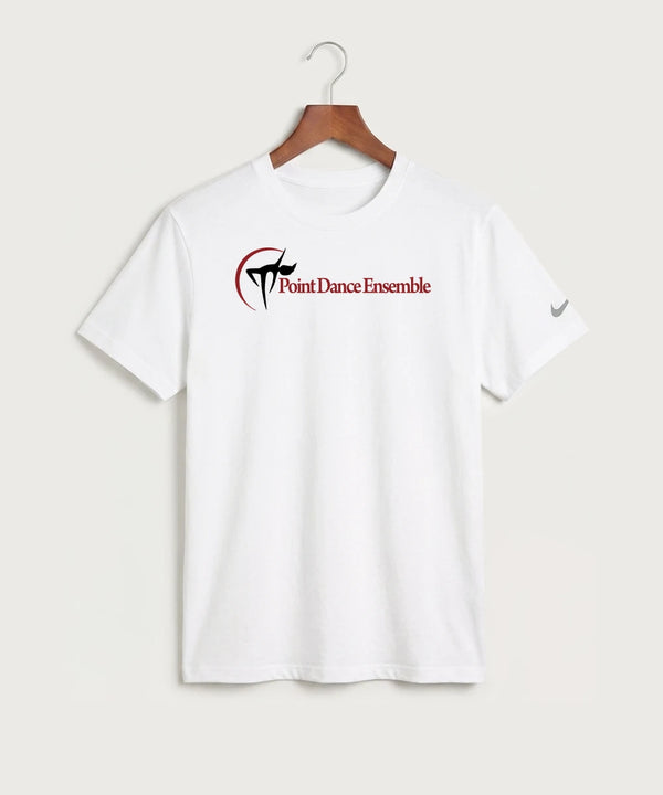 Point Dance Ensemble Dance - White Nike Swoosh Sleeve rLegend Tee NKDX8730