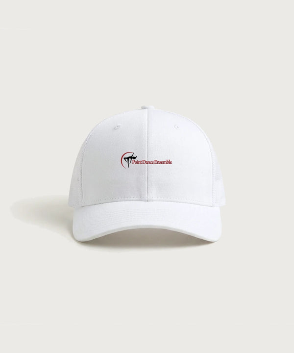 Point Dance Ensemble Dance - White/ White Sport-Tek Club Trucker Cap STC46
