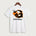 Giltner High School Football - White Port & Co Core Cotton Tee. PC54