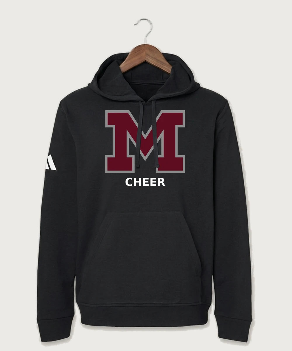 Moline Cheer general - Black Unisex Fleece Hooded Sweatshirt