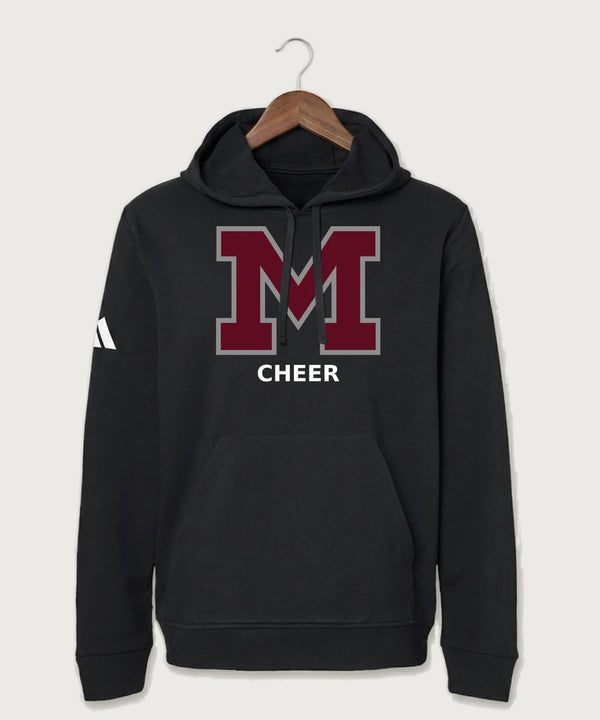 Moline Cheer general - Black Unisex Fleece Hooded Sweatshirt