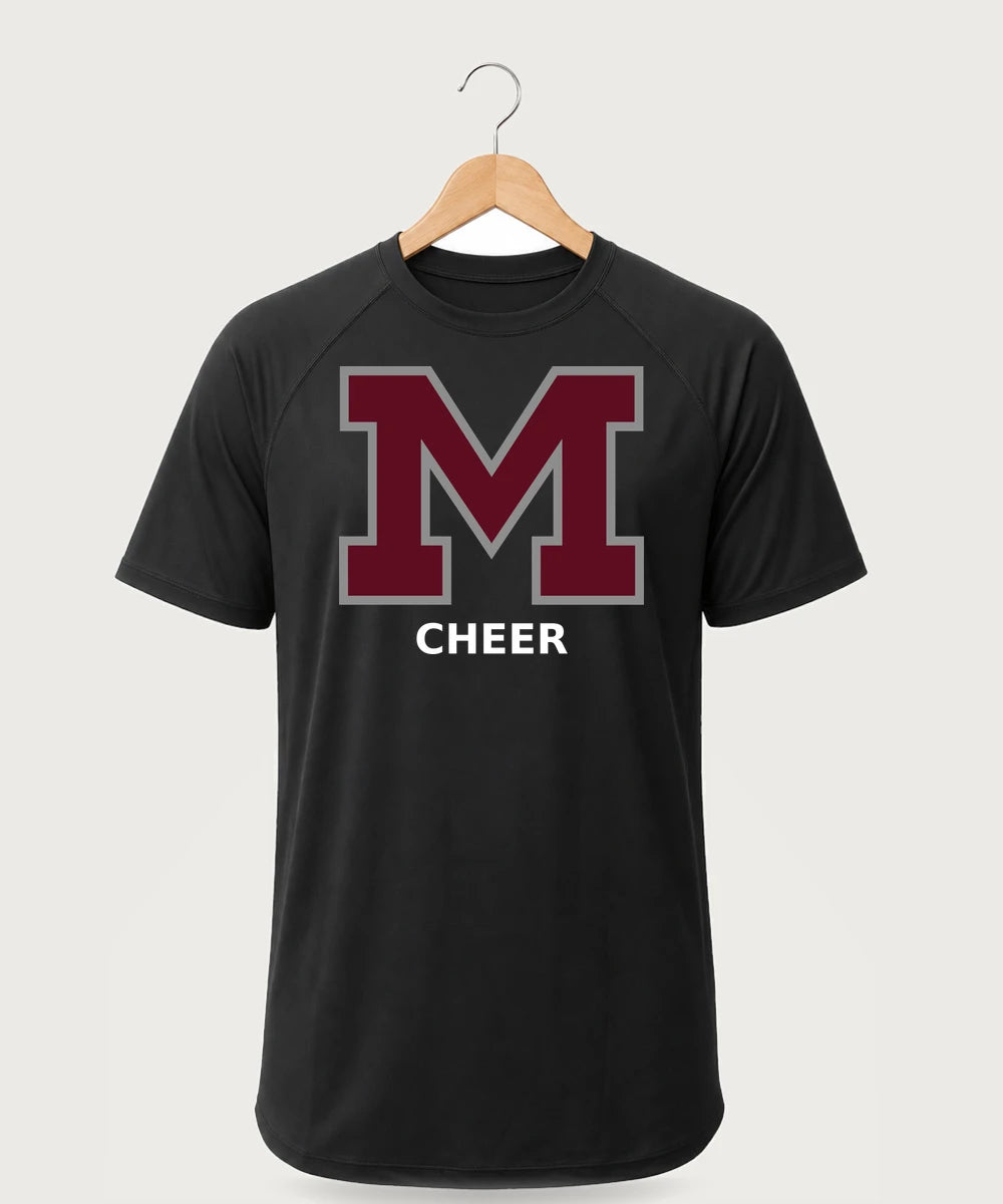 Moline Cheer general - Black Tee
