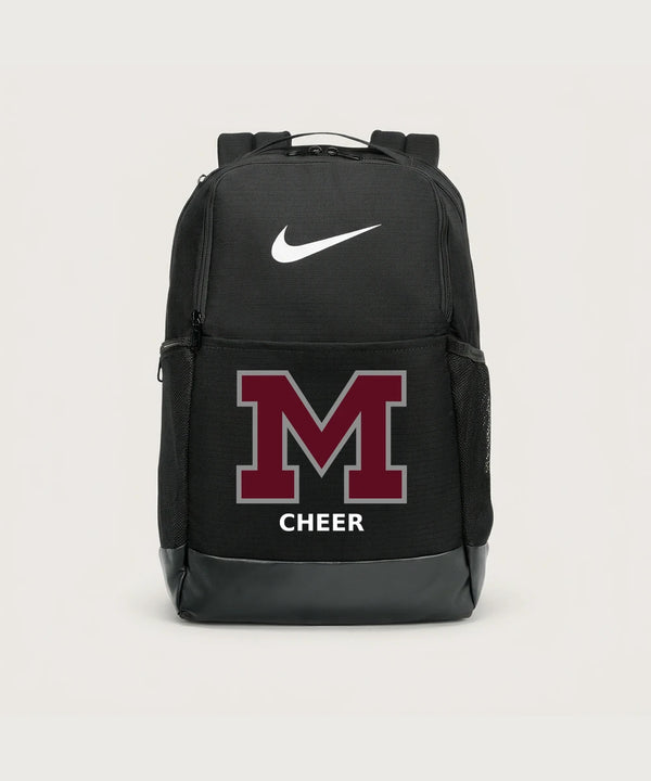 Moline Cheer general - Black Nike Brasilia Medium Backpack NKDH7709